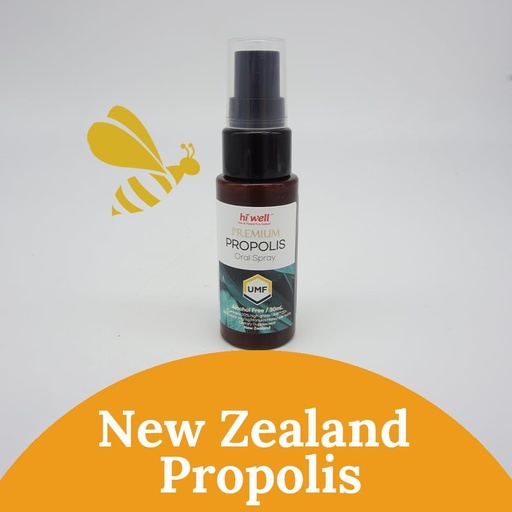 [BRSW2GD5AEIR63LZ] Hi Well Premium Propolis MGO 830+ Oral Spray 30ml