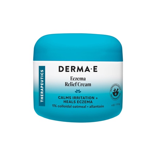 [BRSWIYT3PMHWMFD4] Derma E Eczema Relief Cream – All Natural Itch Relief – Soothing, Relieves Flaky, Scaly and Dry Skin - Antioxidant-Rich Topical Eczema and Psoriasis Cream, 4oz