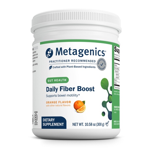 [BRSWYED3ARYAOFAV] Metagenics Herbulk Fiber Powder - 7g Soluble & Insoluble Fiber with Psyllium Husk, Acacia & Chicory - Supports Gut, Bowel Regularity & Immune Health* - Non-GMO, Gluten-Free, Vegan - Orange Flavor