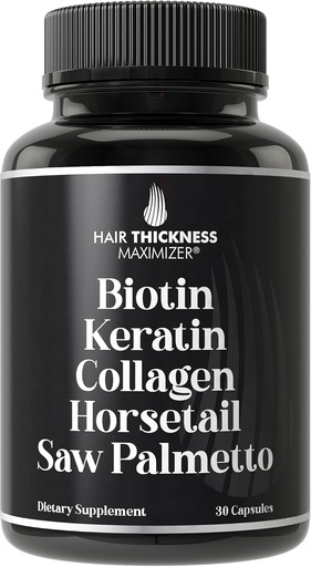 [BRSROZQYOYMGMEQ3] Biotin (2000 mmcg), Kertatin, Colgen, Horsetail, Saw Palmtto – 5 - trong 1 bộ lông mở rộng và bổ sung cho phụ nữ & đàn ông, DHT Blocker Capsules cho các tính thất thường - tuyến vú