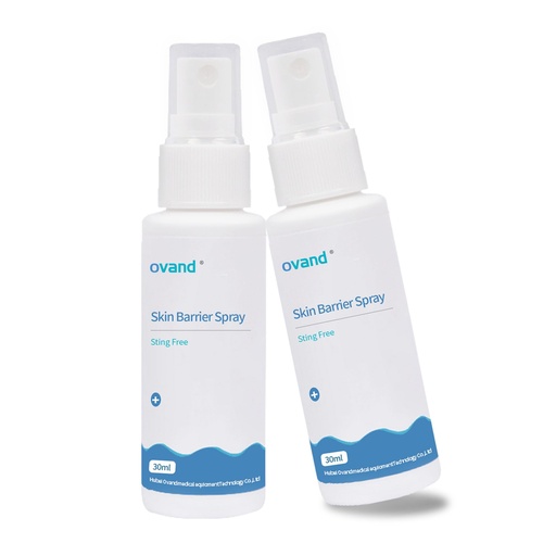 [BRSRO2YQOEPQGYAU] 60ml Ostomy Skin Barrier Spray, No-Alcohol No-Sting Ostomy Care Skin Barrier Spray Colostomy Supplies Accessories