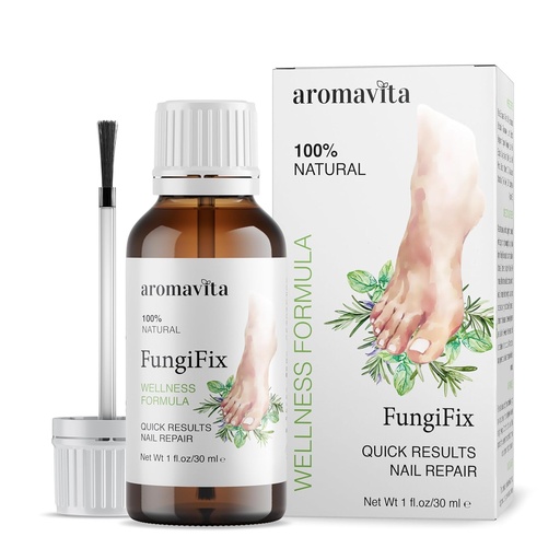 [BRSWYZT4DMPBECDX] FungiFix Total Nail Repair with Oil of Oregano, Tea Tree Oil and Vitamin E – A Formula for Stronger Nails, Enhances Toenail and Fingernail Appearance, Promotes Nail Recovery, Vegan, 1 fl. Oz