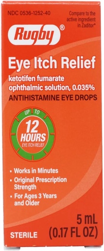 [BRSROFIDDMIRQ3AZ] RUGBY LABORATORIES Eye Itch Relief Antihistamine Drops 0.17 Fl Oz