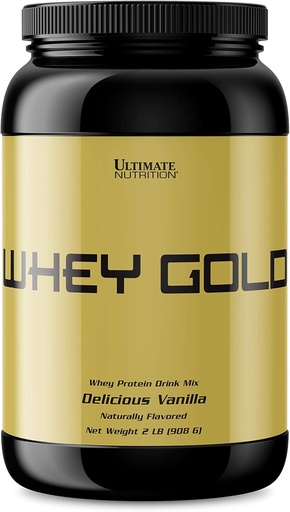 [BRSWGZYDBACGACLF] Azken Nutrizioa Whey Gold Protein Powder, 20 Gram Protein eta Aminoazidorekin muskulu-hazkuntza eta berreskurapen maximoa lortzeko, 27 zerbitzari, Vanilla