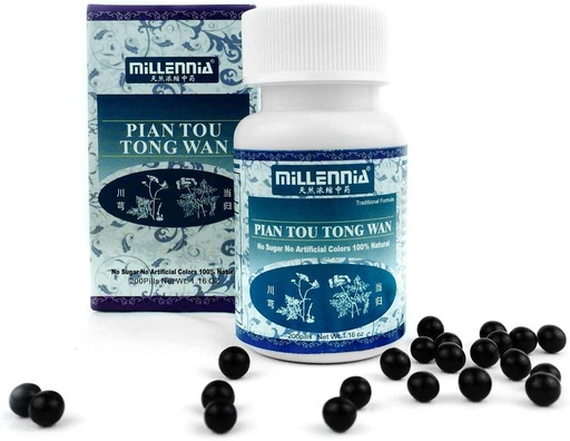 [BRSWIZIGBUARKGT2] Millennia Herbal תוסף - Pian Tou Tong Wan - 1 בקבוק