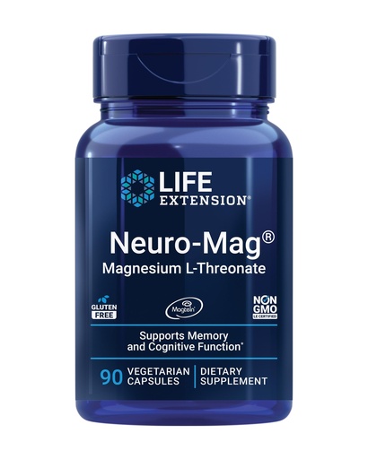 [BRSRAYYYBYGQYYDD] Life Extension Gamma E Mixed Tocopherols & Tocotrienols 60 Softgels and Neuro-mag Magnesium L-threonate 90 Vegetarian Capsules Bundle