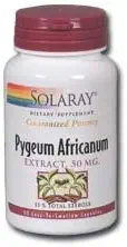 [BRSWIYQAO4FGAFLK] Solaray - Pygeum Africanum (Extract), 50 mg, 60 capsules