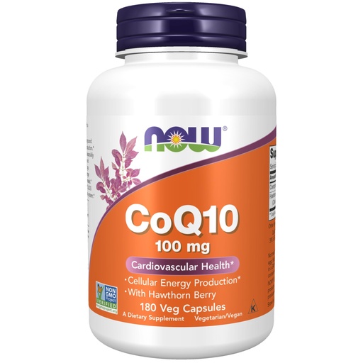 [BRSWIY32BQMB4CLO] NOW Coq10 100 mg,180 Veg Capsules