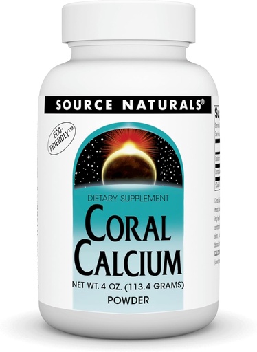 [BRSWIYQMCMIAAHLG] Source Naturals Coral Calcium Powder, 4 Ounce