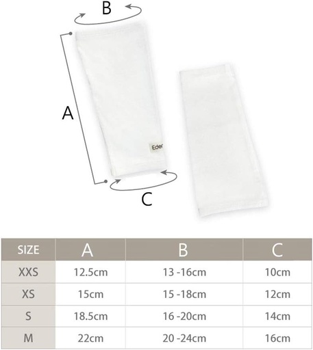 [BRSWGAL2BBYRYYL5] Zinc-Infused Elbow Sleeves Bandage for Kids with Eczema - Wet Wrap Therapy(XSmall)