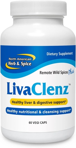 [BRSWIY34DIBGIFD6] North American Herb and Spice, Livaclenz Capsules, 60-Count