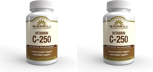 [BRSROAT7OACAAELO] Windmill VIT C TABS 250 MG WMILL 100 (Pack of 2)