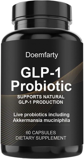 [BRSRAAYOO4PQI3TG] 60 PCS GLP-1 Probiotikoa - AFU Multi-Strain Probiotikoa + Prebiotikoa, Naturalki onartzen du GLP-1 ekoizpena, atzeratutako argitalpena, Hirugarrenen Proba, Gizon eta Emakumeentzako 60 zerbitzarientzako (1. V7ko paketea)