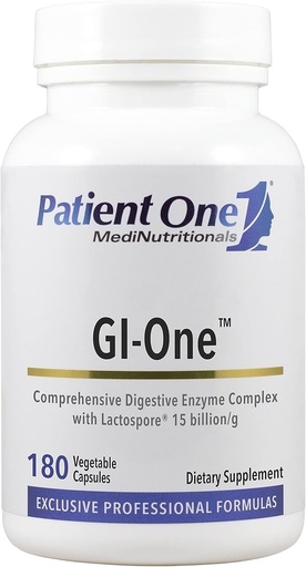 [BRSWKFQAAIOR42LM] 환자 한 GI-One | 식품 대사와 영양분 흡수를 지원할 수 있는 보충 | Digestive Enzyme Complex 및 More | 180 캡슐