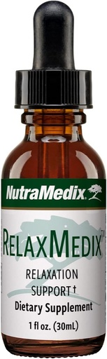 [BRSWYGDROZ7BSELD] NutraMedix RelaxMedix Drops - Rest and Relaxation Support Supplement with Samento Cat's Claw and Valerian Root Extract - Tincture for Unwinding and Immune System Support (1oz / 30ml)