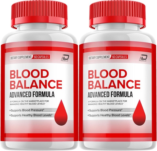 [BRSRA2YTCIHRG3Y2] Blood Balance Capsules, BloodBalance Advanced Supplement, All Natural Formula to Maintain Healthy Levels, Maximum Strength Daily Formula, Blood Balance Reviews (2 Pack - 120 Capsules)