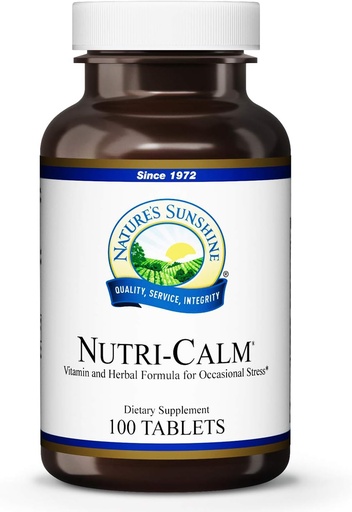 [BRSWIYALOMHA4YA7] Nature's Sunshine Nutri -Calm 100 Tablets (Pack of 2)