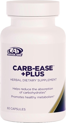 [BRSWI2QCBQEGIE3I] AdvoCare Carb-Tease Plus - Carb Blocker suplementari with Kidney Bean, Grape Seed i Green Extravisets - Suports de salut Metabolisme * - 60 Capsule