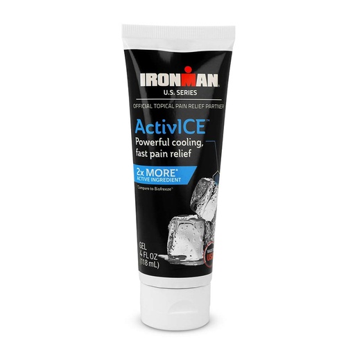 [BRSW2YYOO55RO3LL] Curad IRONMAN ActivICE Topical Cooling Gel, Pain Relief for Arthritis, Joint, Muscle, Back & Body Aches & Pain, 4-oz (1 Count)