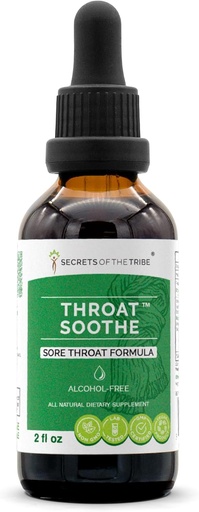 [BRSRMZQFCJ5RSEQ3] Garganta Soothe Alcohol-free Extract, Drops de ervas de alta potência, Tintura Feito de Tintura, Alcaçuz, Elm escorregadio, Marshmallow, Sage, Echinacea, Elderberry. Garganta ferida Fórmula 2 onças