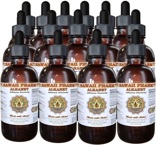 [BRSWIHANOMAB4HQ3] Alkanet Liquid Extract, Alkanet (Alkanna Tinctoria) Root Tincture Herbal Supplement 15x4 oz