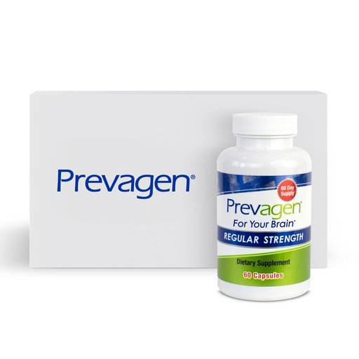 [BRSRMHD7CQPGE2YU] Prevagen Regular Strength - 60 Capsules (2 Month Supply) | Formulated for Your Brain | 10mg of Apoaequorin Plus Vitamin D3