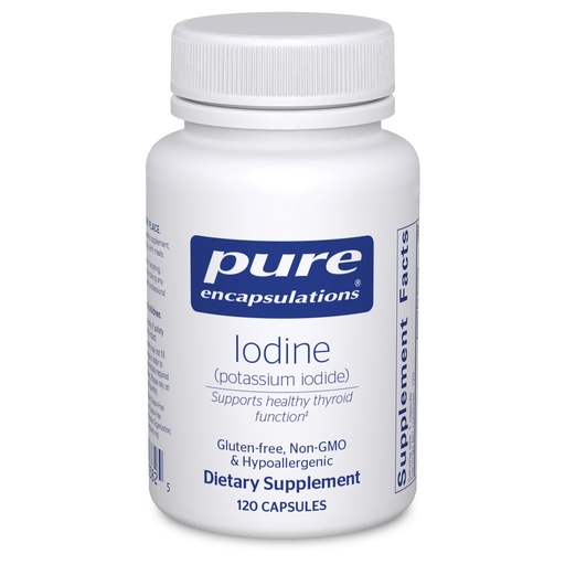 [BRSWIYIZCINQIGAZ] Pure Encapsulations Iodine - Supplement to Support The Thyroid & Help Maintain Healthy Cellular Metabolism - with Premium Potassium Iodide - 120 Capsules