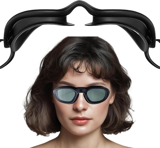 [BRSRAZD2O4AQYYAZ] Feuchtigkeitskammer Gläser für trockene Augen Relief,3D feuchtigkeitsspendende Schlafbrille mit weichen und bequemen, gesiegelten Schlafmaske für CPAP Benutzer, Perfekte Passform, Verstellbarer Riemen