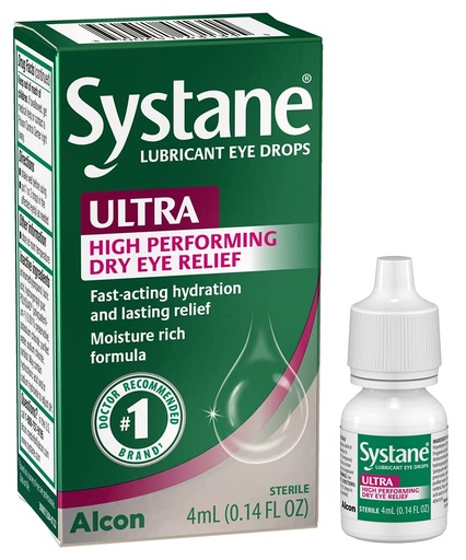 [BRSWGZ32CMJQODYZ] Systane Ultra Lubricant Dry Eye Drops, 0.14 Fl Oz