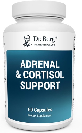 [BRSRMHTROV4AY3D6] Κάψουλες Adrenal & Cortisol - Adrenal Supplement & Cortisol Manager - Mood, Focus, Relaxation and Stress Support - Συμπληρώματα Adrenal με εκχύλισμα Ashwagandha - 60 κάψουλες
