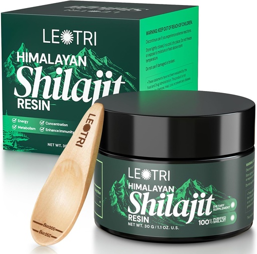 [BRSROAD7CQMA4YDA] Shilajit Pure Himalayan Organic Shilajit Resin: Authentic Fulvic Acid with 85+ Trace Minerals - Gold Grade Natural Siberian Shilajit Supplement for Energy Immune Support, 1.1 OZ