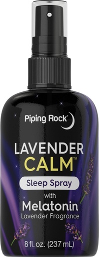[BRSROAQ3OUIGOC37] Piping Rock Melatonin Sleep Spray for Adults | 8 fl oz | with Melatonin & Lavender for Pillow, Room & Body | Nighttime Calm Mist