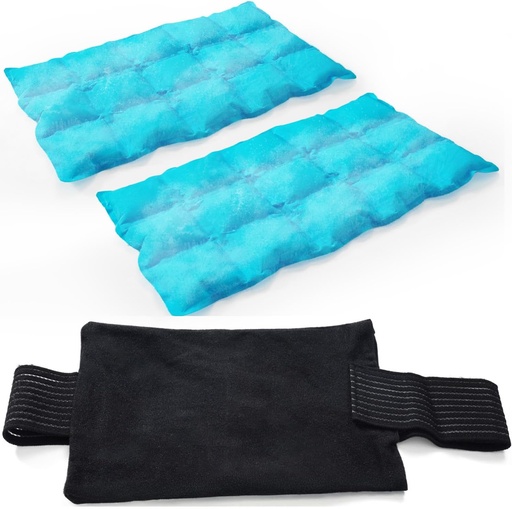 [BRSRAED6BUPRQFDV] 2 Ice Packs for Injuries Reusable, Cold and Hot Packs for Injuries, Joint Pain, Muscle Soreness, and Body Inflammation, Adjustable Ice Packs Wraps for Knees, Back, Shoulders, Arms, and Legs