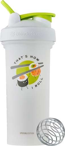 [BRSW2GATC4PQME3D] בלנדר בוטל Just for Fun Classic V2 Shaker Bottle Perfect for Protein Shakes and Pre Workout, 28-Ounce, That's How I Roll