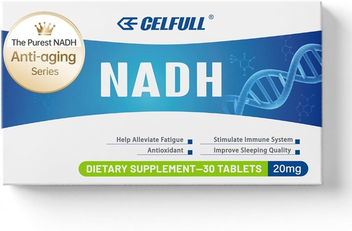 [BRSRAGA3OAJQKHIU] CELFULL NADH Supplement 40mg Enchance NAD+ Supplement for Immune Support Anti-Aging Cell Regeneration Energy & Chronic Fatigue Supplements