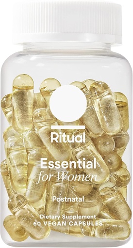 [BRSW2BL2OYMBYE32] Ritual Essential for Women Postnatal Multivitamin - Postpartum Vitamina - Omega-3 DHA " Choline for Lactation Support, Vitamina A, C, D3 " Zinc for Immune Function Support*, B12, Iodine, Biotin, 30 Day