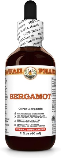 [BRSRAHY6CIIWC3TF] Bergamot Extract, Tincture for Lipid Balance, Supports Cognitive Clarity, Eases Joint Discomfort, Natural Wellness - 2 fl.oz