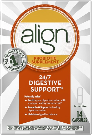 [BRSWKFA6O56B6EL4] Align Daily Probiotic Supplement, Probiotics Supplement, 14 Capsules