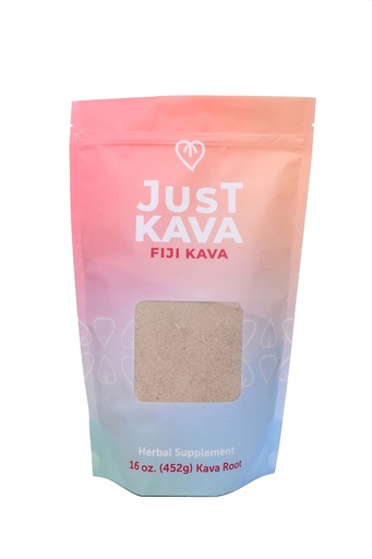 [BRSW2HYNB4PROYA7] Just Kava Fiji Kava Herbal Supplement 16 OZ (452g)