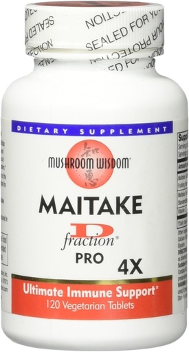 [BRSWIYDRB4HBQCDK] Maitake D-Fraction Pro, (120 count)