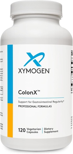 [BRSRMGQTCUJQE3TA] XYMOGEN ColonX Supplement - Magnesium Citrate, Cape Aloe, + Triphala Capsules for Digestive Health - Magnesium Supplement - Gut Cleanse + Gut Support (120 Capsules)