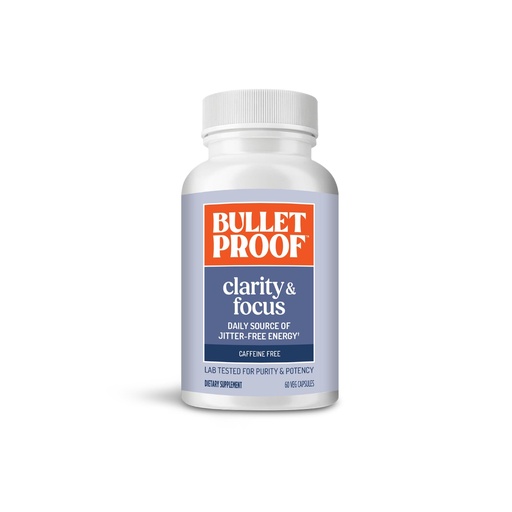 [BRSWY2TRCQPQOCQV] Bulletproof Clarity & Focus Capsules, 60 Count, Caffeine-Free Supplement to Promote Mental Clarity and Alertness