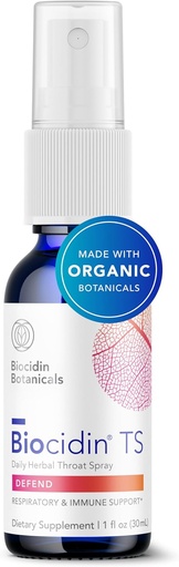 [BRSWIYT3PIHWOELI] Biocidin Throat Spray - Throat Numbing Spray for Immune Support with Biocidin Blend - Clinically Researched, Fast-Acting for Seasonal Aid or Travel - Support Upper Respiratory Tract (1 fl oz)