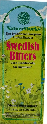 [BRSWIYTQA4NBY2DA] Natures Way Natureworks Swedish Bitters, 3.38 Fl Oz (Pack of 1)
