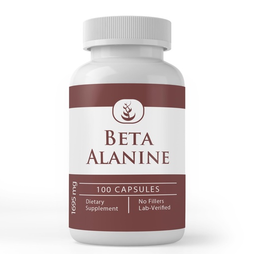 [BRSWGAYEBUNWMH3O] Pure Original Ingredients Beta Alanine, (100 Capsules) Always Pure, No Additives Or Fillers, Lab Verified