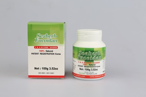 [BRSWGEIBBABWK2TP] SeaHerb Fucoidan – 100% Natural Brown Seaweed Extract, Low Molecular Weight Marine Supplement, (100g)