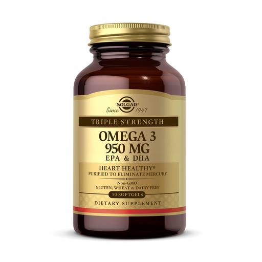 [BRSWIYQTPJ4G2DLA] Omega-3 "950" mg Solgar 50 Softgel