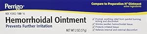 [BRSWKEY7BABAG2QV] Hemorrhoidal Pain Relief Ointment Generic For Preparation H 2 oz (57g) Per Tube Pack of 3 Tubes Total 6 oz by PERRIGO PHARMACEUTICALS