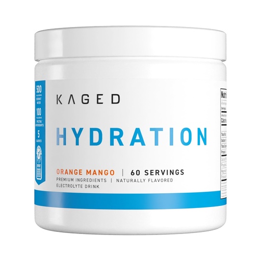 [BRSWGZANCV4GAD35] Kaged Daily Hydration | Sugar Free Electrolyte Powder Drink Mix for Men and Women | 60 Servings