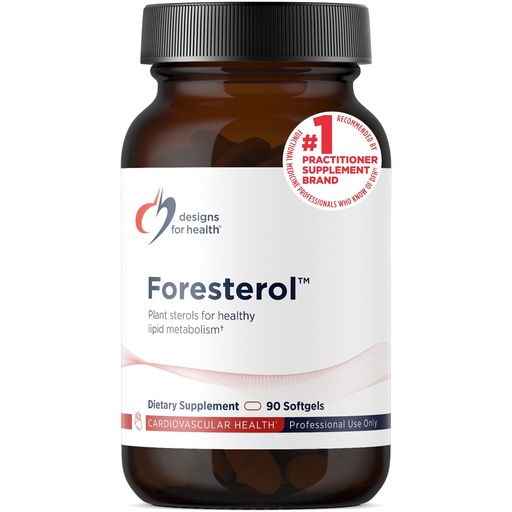 [BRSWIYITDICR22Y7] Designs for Health Plant Sterols and Stanols - Foresterol Stanol Sterol Supplement with Beta-Sitosterol from Coniferous Pine - Designed to Help Maintain Healthy Cholesterol Levels (90 Softgels)